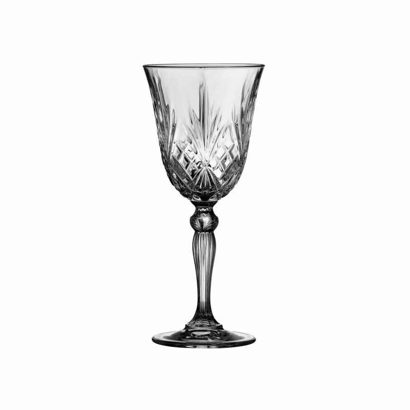 Lyngby Glas Rotweinglas Melodia 4er Set, Kristallglas, Klar, 270 ml, 916098