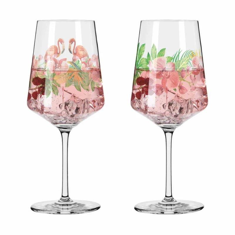 Ritzenhoff Sommersonett Aperitifglas 2er-Set 005, Artur Hakobyan, Kristallglas, 544 ml, 3461005