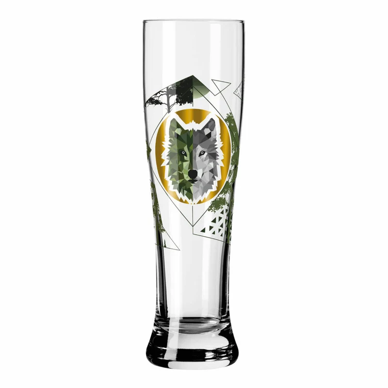 Ritzenhoff Weizenbiergläser Brauchzeit Weizen 2er-Set 002, Weizenglas, Sonja Eikler, Glas, 646 ml, 3481002