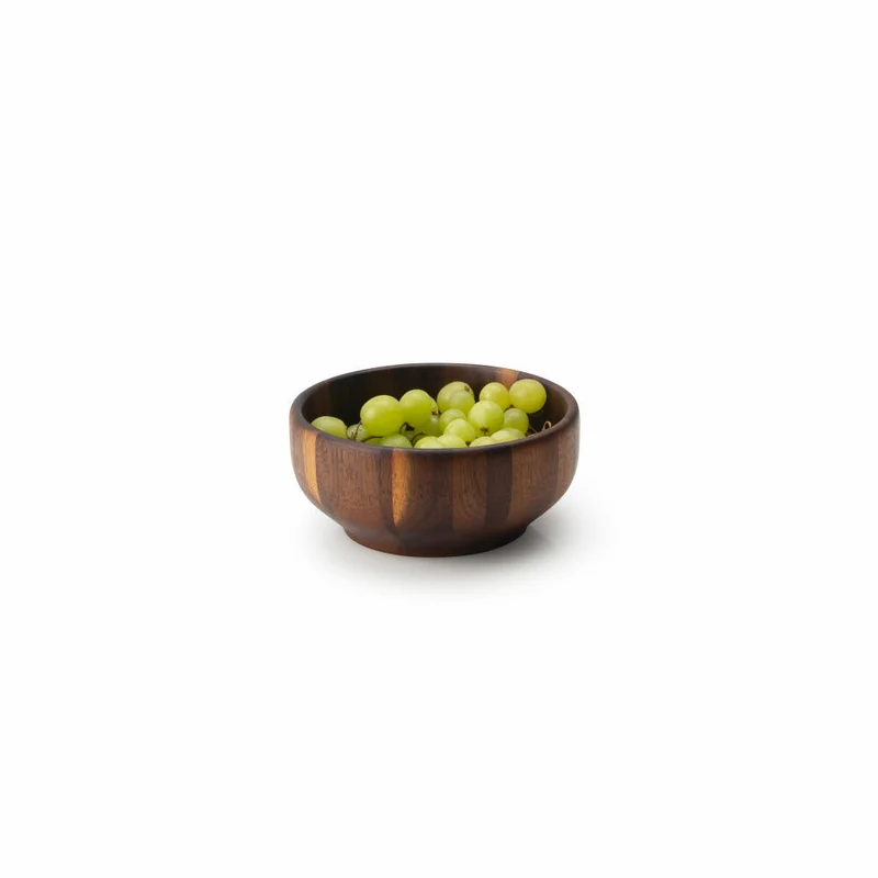Continenta Schüssel, Schale, Snackschale, Obstschale, Akazie, Ø 16 x 7 cm, 4845