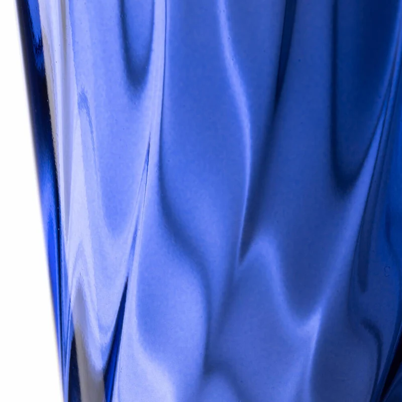 Leonardo Trinkglas Twist, Wasserglas, Saftglas, Kalk-Natron-Glas, Blau, 300 ml, 046971