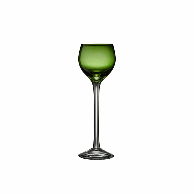 Lyngby Glas Schnapsglas-Set 6-tlg., Stielgläser für Spirituosen, Glas, Bunt, 916208