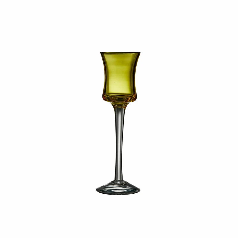 Lyngby Glas Schnapsglas-Set 6-tlg., Stielgläser für Spirituosen, Glas, Bunt, 916208