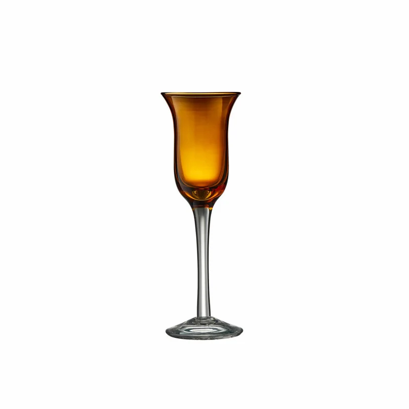 Lyngby Glas Schnapsglas-Set 6-tlg., Stielgläser für Spirituosen, Glas, Bunt, 916208