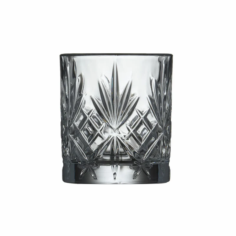Lyngby Glas Karaffen-Set Melodia 7-tlg., Karaffe mit 6 Gläsern, Kristallglas, Klar, 10508
