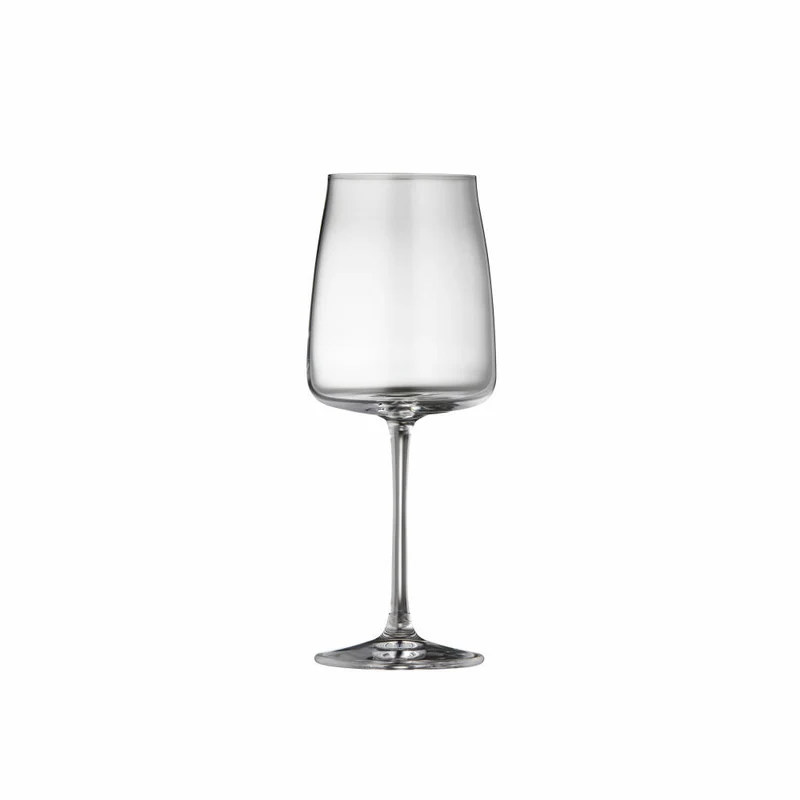 Lyngby Glas Weißweinglas Zero 4er Set, Weingläser, Kristallglas, Klar, 430 ml, 12266