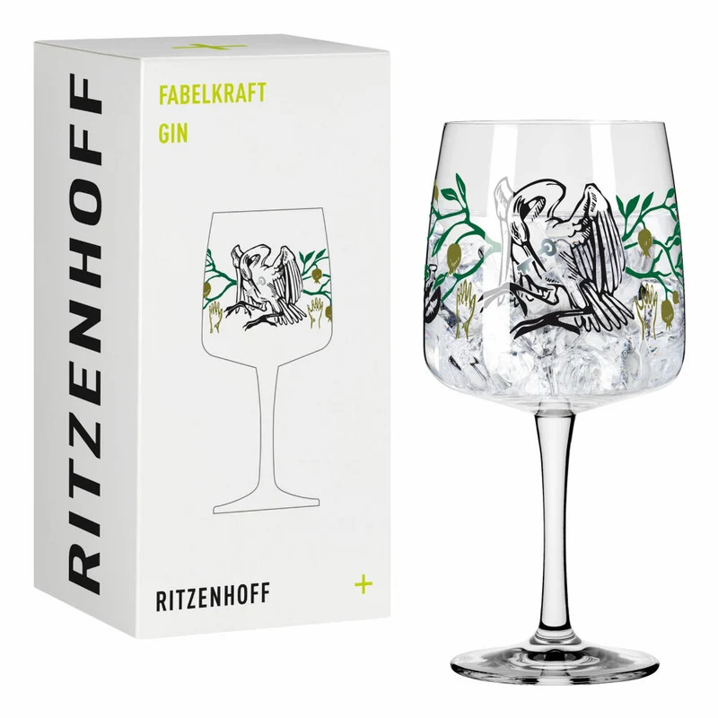 Ritzenhoff Gin-Becher Fabelkraft Gin 003, Gin Glas, Karin Rytter, Kristallglas, 700 ml, 3458003