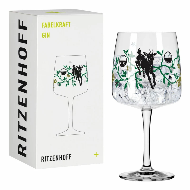 Ritzenhoff Gin-Becher Fabelkraft Gin 004, Gin Glas, Karin Rytter, Kristallglas, 700 ml, 3458004
