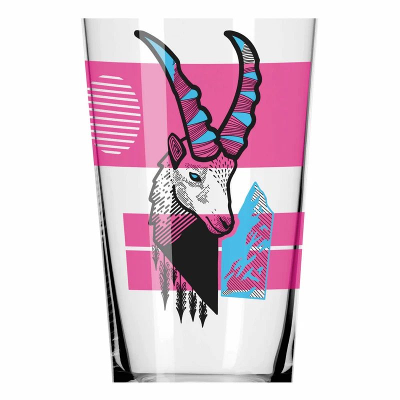 Ritzenhoff Trinkbecher Farbknall 2er-Set 003, Becher, Daniel Fatemi , Kristallglas, 432 ml, 3491003