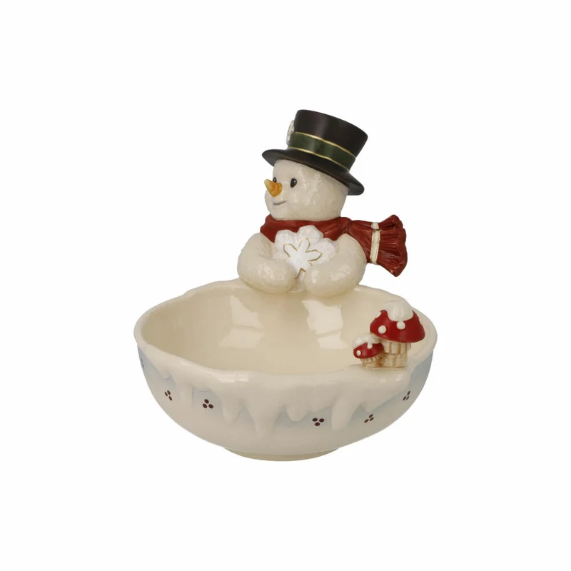 Goebel Schale Verschneiter Winter, Steingut, Bunt, 12 cm, 66704561