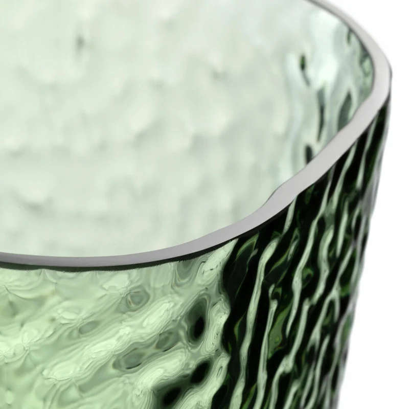 Leonardo Vase Martello, Dekovase, Blumenvase, Pflanzschale, Glas, Grün, H 13 cm, 033200