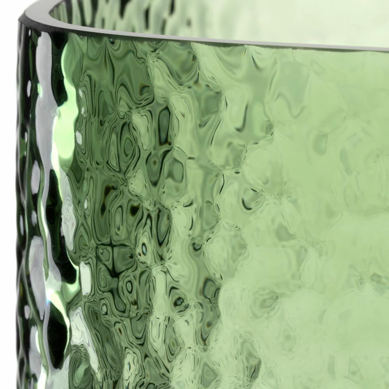Leonardo Vase Martello, Dekovase, Blumenvase, Glas, Grün, H 29 cm, 033201
