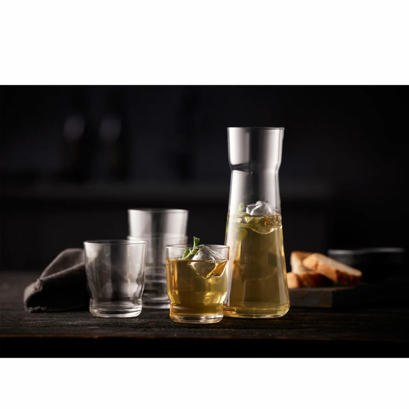Lyngby Glas Karaffen-Set Lissabon 5-tlg., Kalk-Soda-Glas, Transparent, 15767