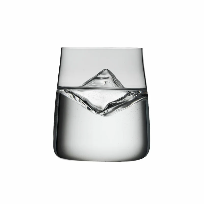 Lyngby Glas Wasserglas Zero 6er Set, Becher, Kristallglas, Transparent, 420 ml, 23793