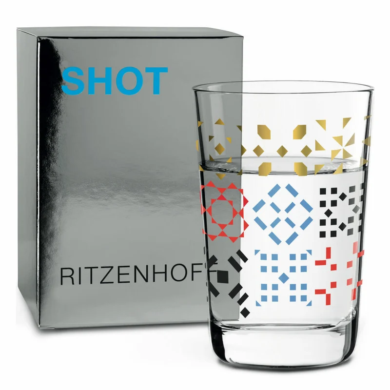 Ritzenhoff Next Shot Schnapsglas, Pinnchen, Stamper, Schnaps Glas, N. Ladeiro , Herbst 2018, Kristallglas, 40 ml, 3560011
