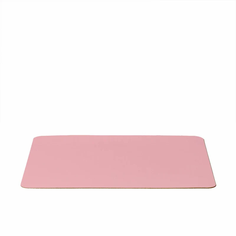 Ritzenhoff Livø Tabletteinlage, Platzset, Tablett Einlage, Stoffeinlage, Lederfaserstoff, Weiß / Rosa, 31 cm, 4040001