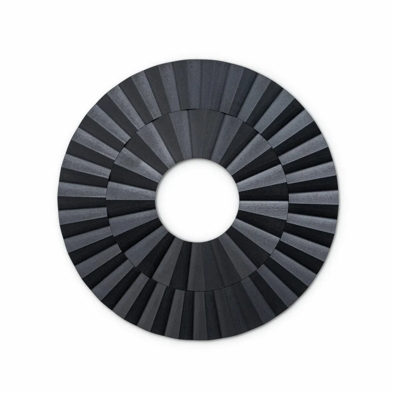 Continenta Untersetzer Rund, Topfuntersetzer, Pfannenuntersetzer, Duracore, Schwarz, Ø 20 cm, 5371