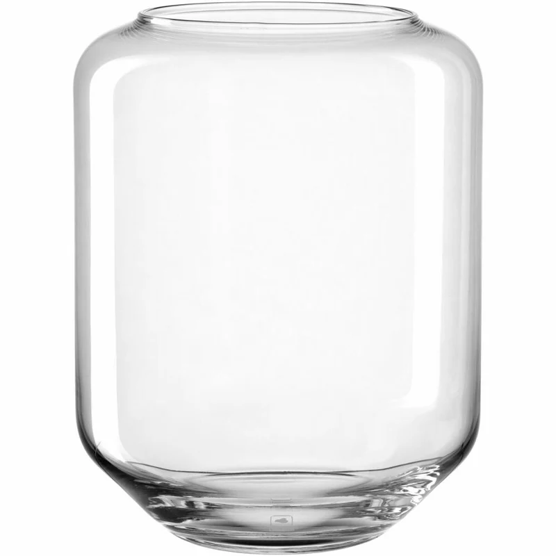Leonardo Windlicht Milano, Kerzenständer, Kerzenhalter, Kalk-Natron-Glas, H 22 cm, 034156