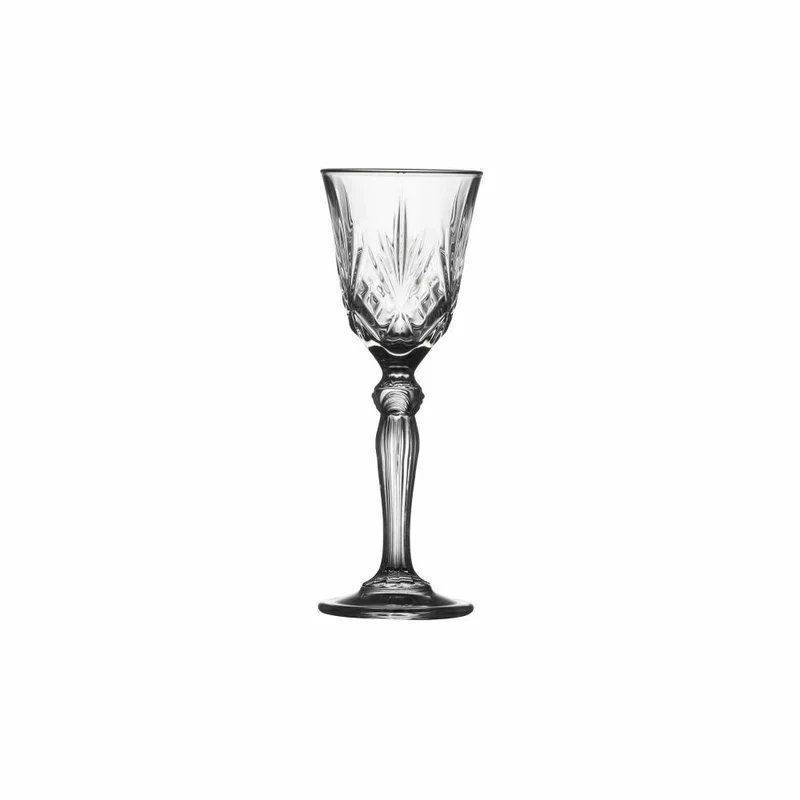 Lyngby Glas Schnapsglas Melodia 4er Set, Kristallglas, Transparent, 50 ml, 31133