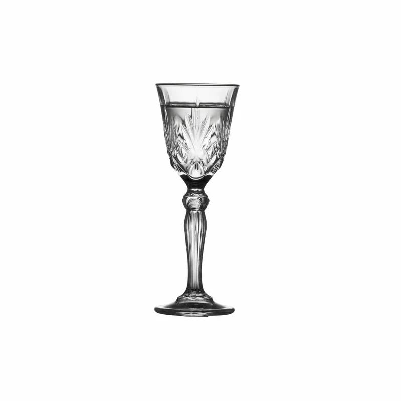 Lyngby Glas Schnapsglas Melodia 4er Set, Kristallglas, Transparent, 50 ml, 31133