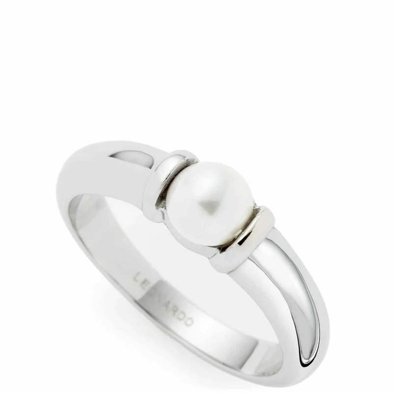 Leonardo Jewels Ring Almina, Fingerring, Fingerschmuck, Schmuck, Größe 18, Edelstahl, Silber, 023539