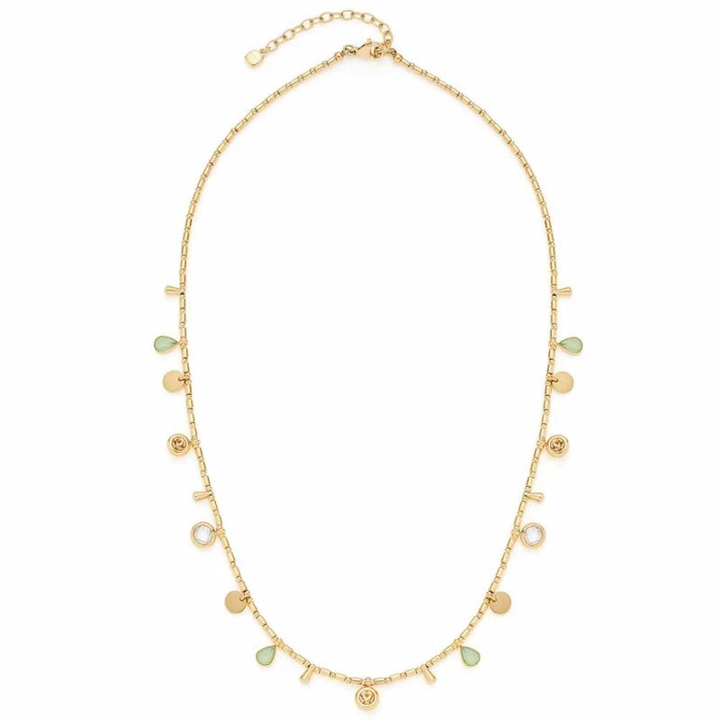 Leonardo Jewels Halskette Ella, Kette, Schmuckkette, Modeschmuck, Edelstahl IP Gold, Mehrfarbig, 023543