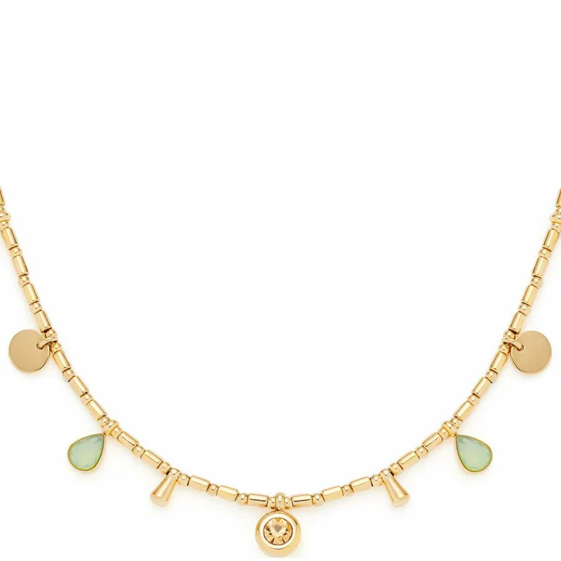 Leonardo Jewels Halskette Ella, Kette, Schmuckkette, Modeschmuck, Edelstahl IP Gold, Mehrfarbig, 023543