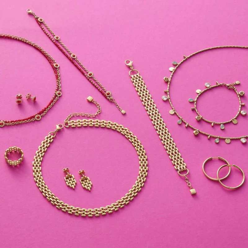 Leonardo Jewels Halskette Ella, Kette, Schmuckkette, Modeschmuck, Edelstahl IP Gold, Mehrfarbig, 023543