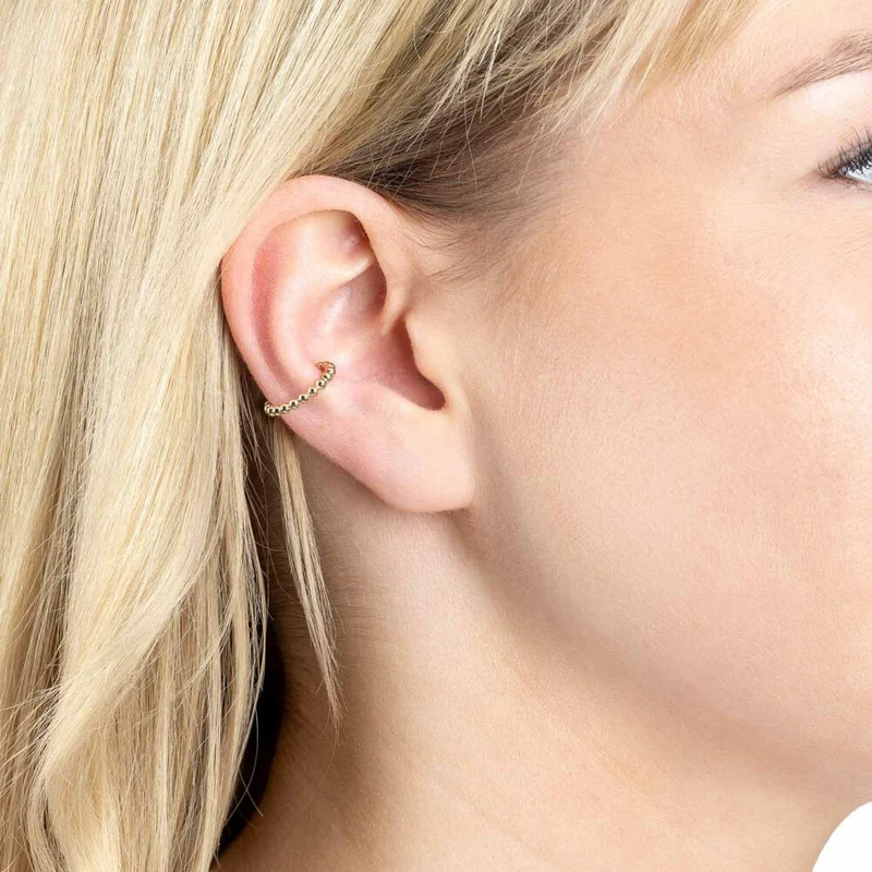Leonardo Jewels Ohrklemme Gold Lollo CIAO, Ohrclip, Ohrschmuck, Modeschmuck, Edelstahl IP Gold , 024259