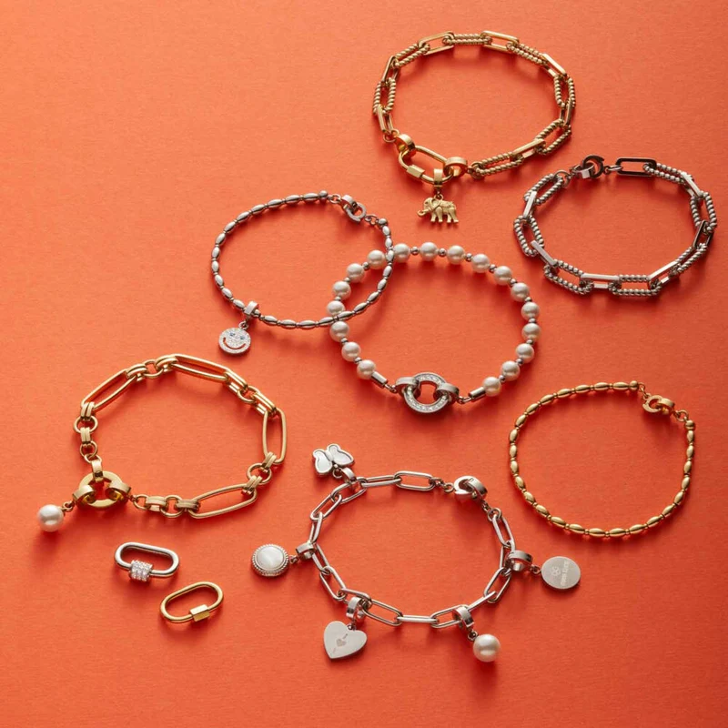 Leonardo Jewels Armband Mathilde Clip&Mix, Schmuckarmband, Armkette, Modeschmuck, Edelstahl IP Gold , 024267