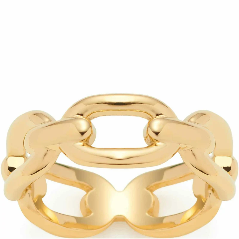 Leonardo Jewels Ring Mathilde, Fingerring, Fingerschmuck, Schmuck, Größe 18, Edelstahl IP Gold , 024270