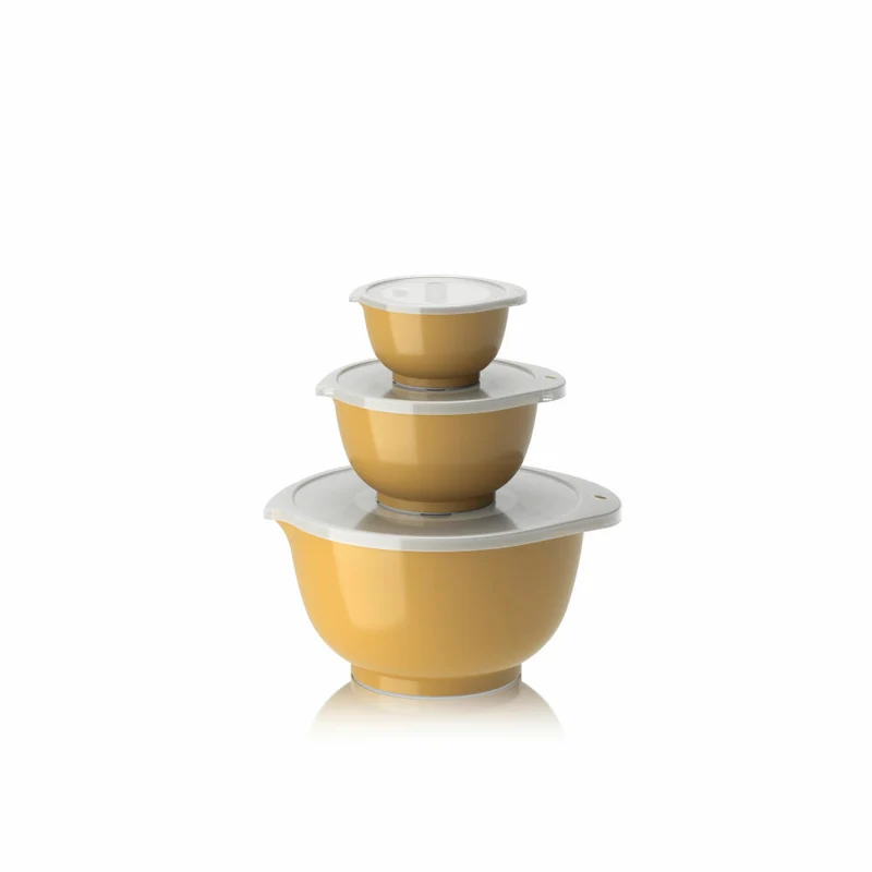 Rosti Schüssel-Set Margrethe New 6-tlg., Durostima, Curry, 0.25 + 0.75 + 3 L, 29949