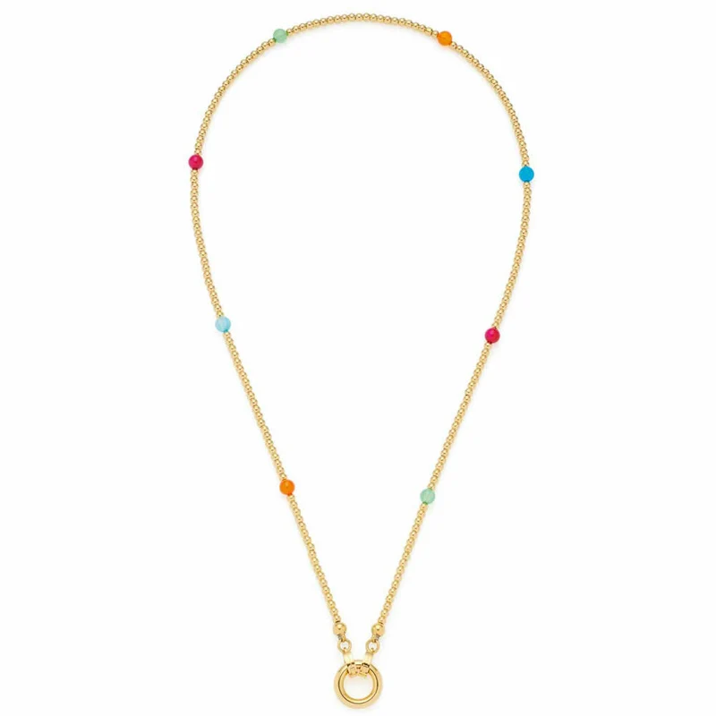 Leonardo Jewels Halskette 45 Smile Clip&Mix, Kette, Schmuckkette, Modeschmuck, Edelstahl IP Gold, Gold, 023749