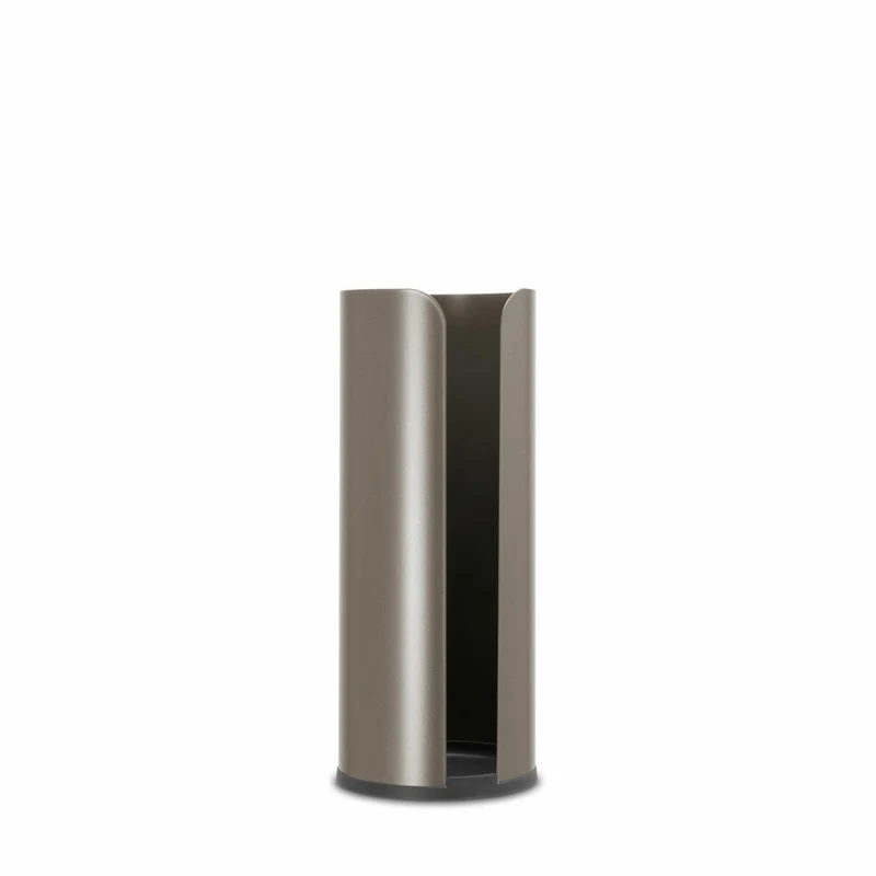 Brabantia Toilettenpapierständer ReNew, Ersatzrollenhalter, Klopapierhalter, WC-Ständer, Stahl, Platinum, 280542