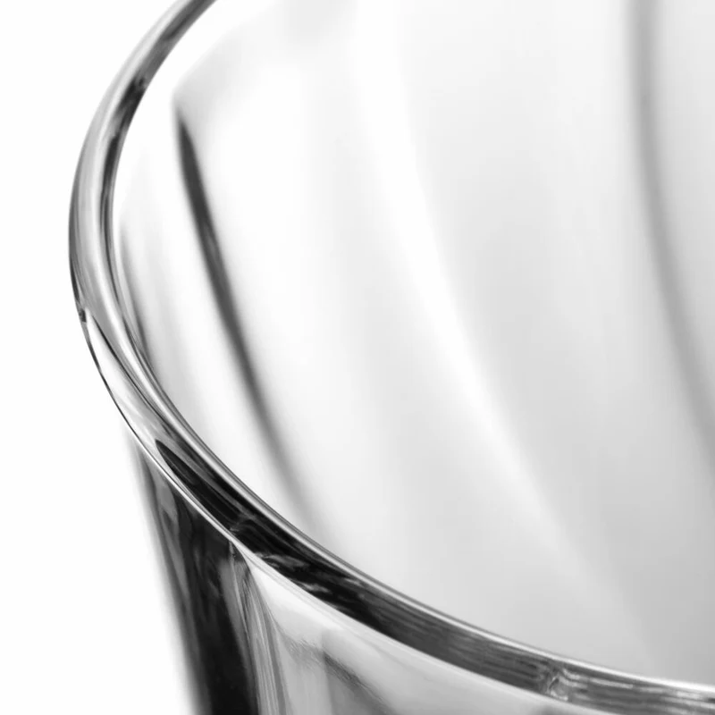 Leonardo Trinkglas Twist, Wasserglas, Saftglas, Kalk-Natron-Glas, 215 ml, 023590