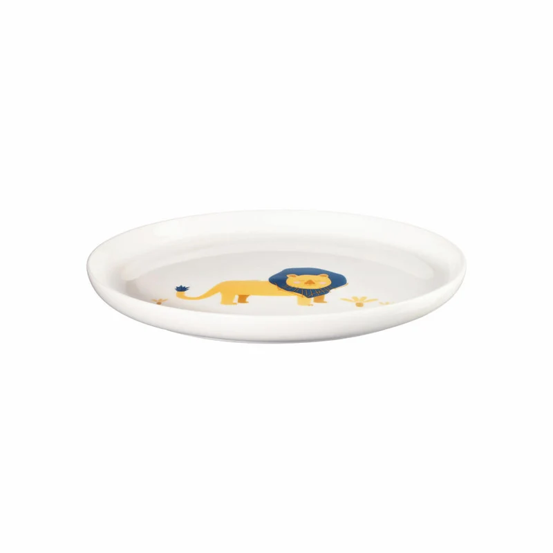 ASA Selection Kids Teller Leo Löwe, Speiseteller, Kinder, Fine Bone China, Ø 21 cm, 38142314