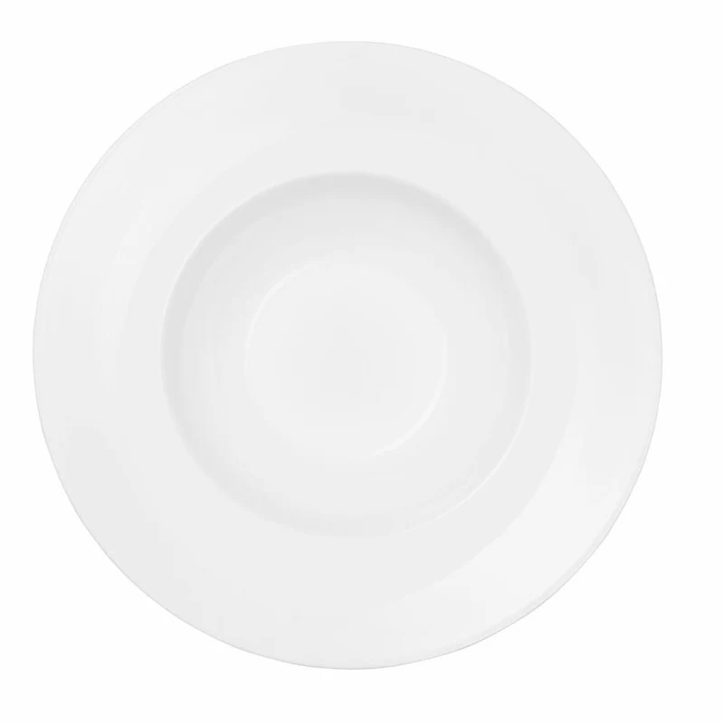 ASA Selection Risotto Gourmetteller, mit Fahne, Speiseteller, Teller, Fine Bone China, Ø 23 cm, 20261013