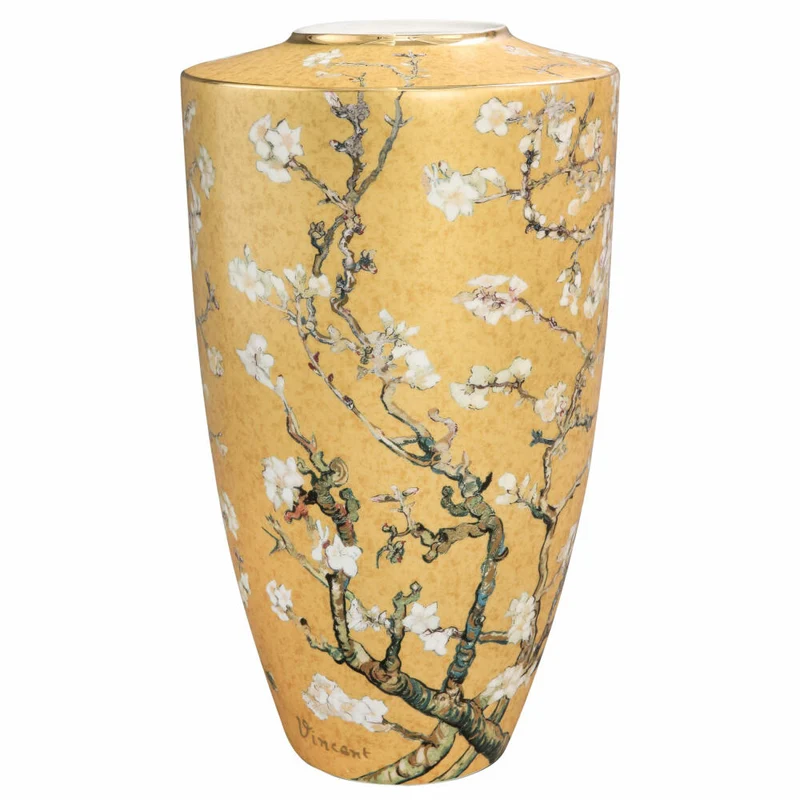 Goebel Vase Van Gogh - Mandelbaum Gold, Artis Orbis, Dekovase, Porzellan, Bunt, 55 cm, 67062651