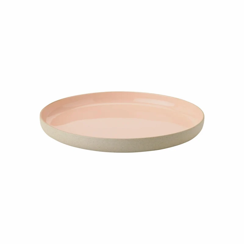 Stelton Essteller Emma 2er-Set, Speiseteller, Teller, Steinzeug, Rose, 19 cm, X-237-1
