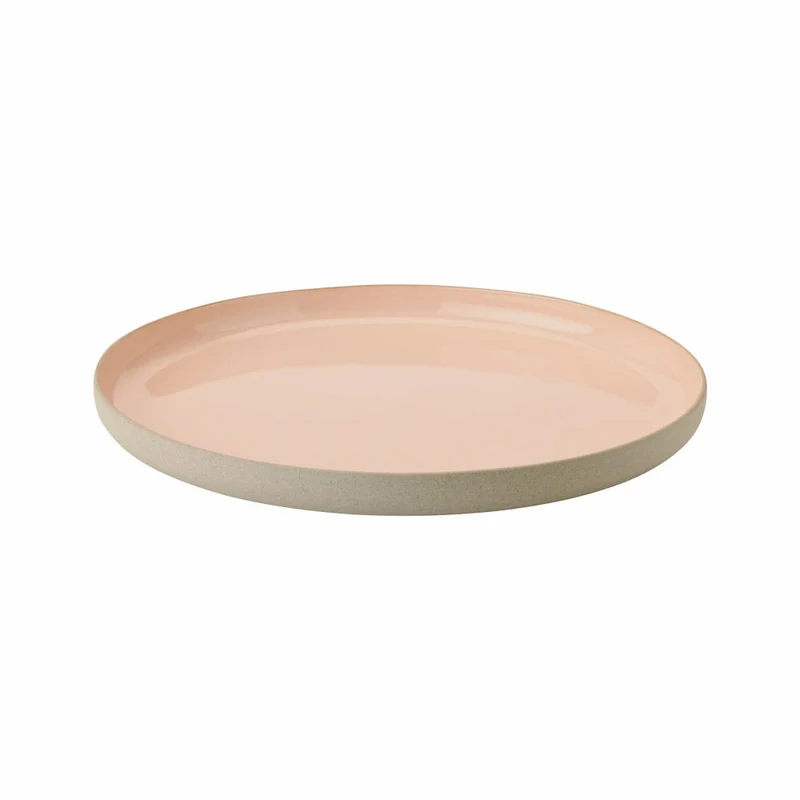 Stelton Essteller Emma 2er-Set, Speiseteller, Teller, Steinzeug, Rose, 24 cm, X-238-1