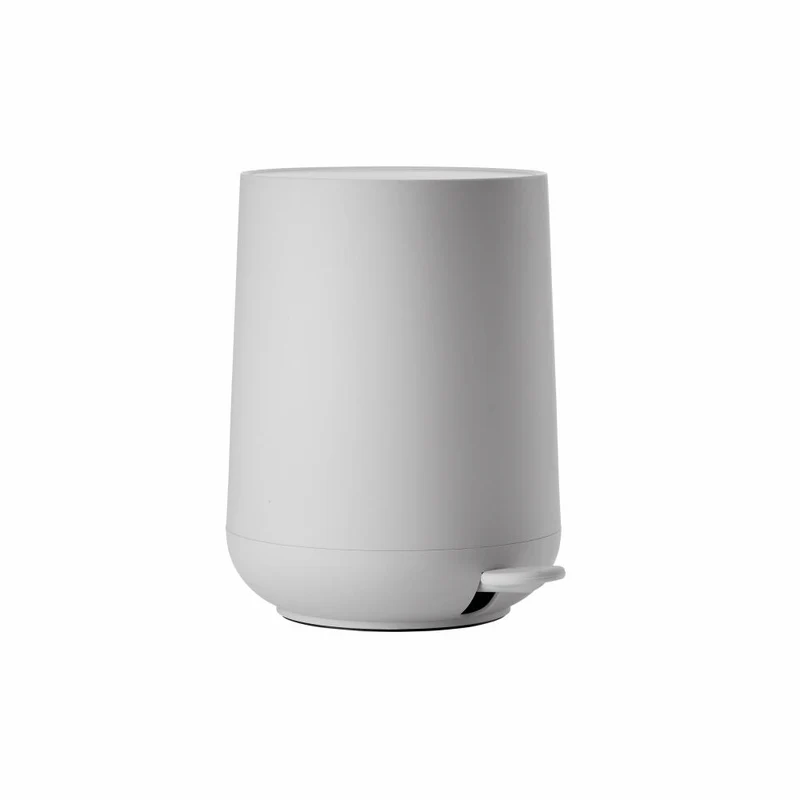 Zone Denmark Pedaleimer Nova, Treteimer, Mülleimer, Kosmetikeimer, Badeimer, ABS, Soft Grey, 3 L, 331979