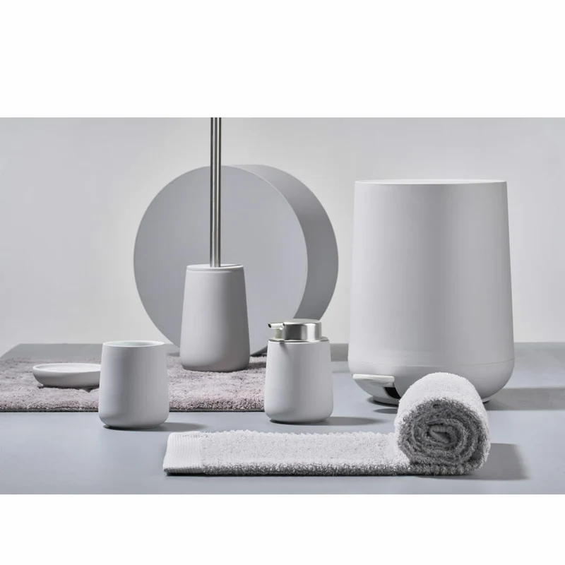 Zone Denmark Pedaleimer Nova, Treteimer, Mülleimer, Kosmetikeimer, Badeimer, ABS, White, 5 L, 330132