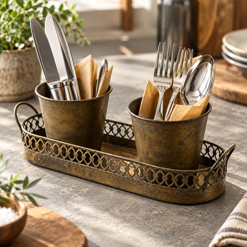 European Creative Silverware Organizer