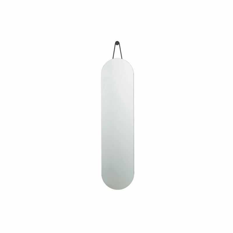 Zone Denmark Wandspiegel A-Wall Mirror, Wand Spiegel, Garderobenspiegel, Flurspiegel, Metall, Black, 120 x 30 cm, 13588