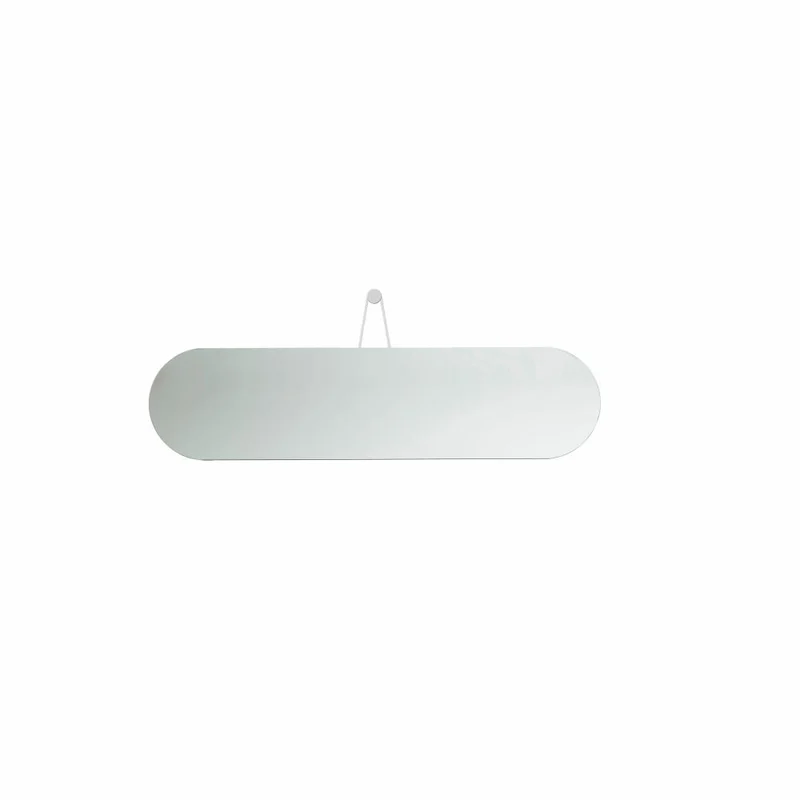 Zone Denmark Wandspiegel A-Wall Mirror, Wand Spiegel, Garderobenspiegel, Flurspiegel, Metall, Soft Grey, 120 x 30 cm, 13589