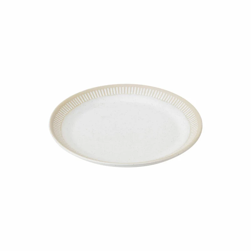 Knabstrup Essteller Colorit, Speiseteller, Teller, Steinzeug, Sand, 19 cm, K1400