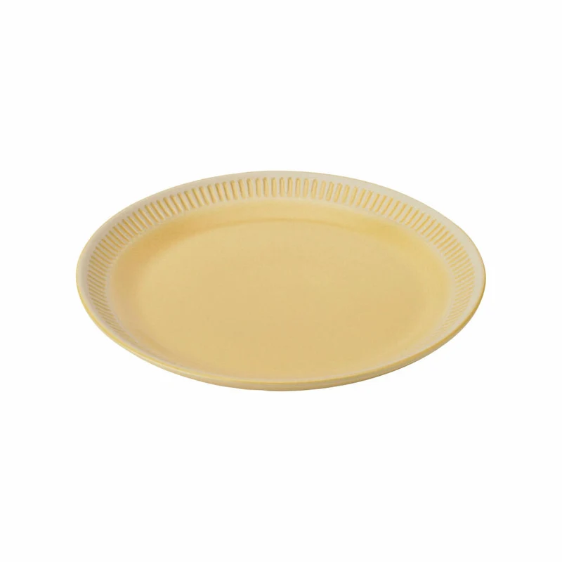 Knabstrup Essteller Colorit, Speiseteller, Teller, Steinzeug, Yellow, 27 cm, K1401-8