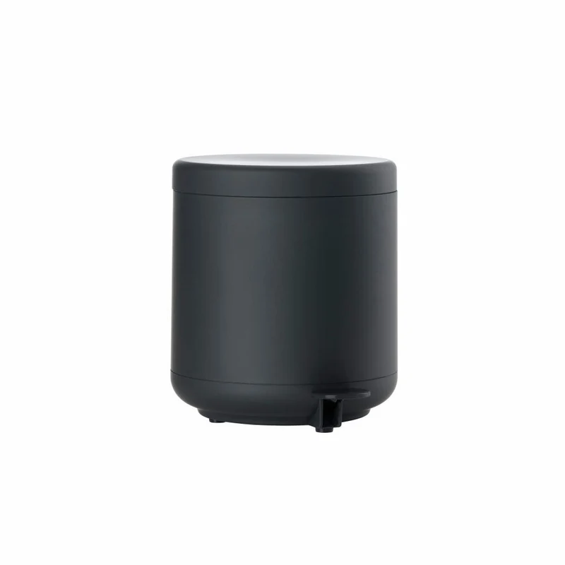 Zone Denmark Pedaleimer Ume, Treteimer, Mülleimer, Kosmetikeimer, Badeimer, ABS, Black, 4 L, 330405