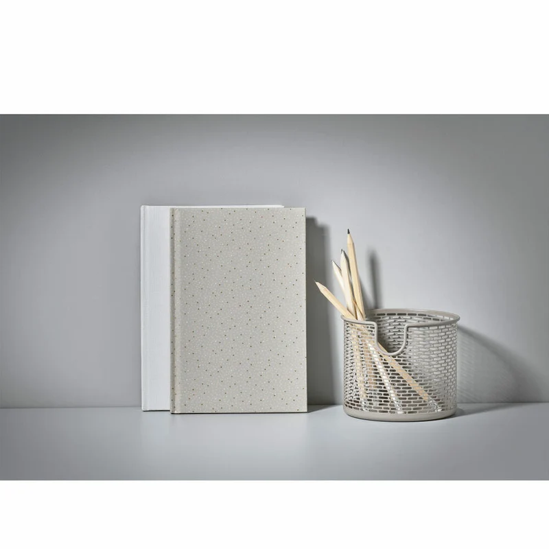 Zone Denmark Korb, Metallkorb, Aufbewahrungskorb, Make Up Organizer, Metall / Eisen, Taupe, H 10 cm, 10575