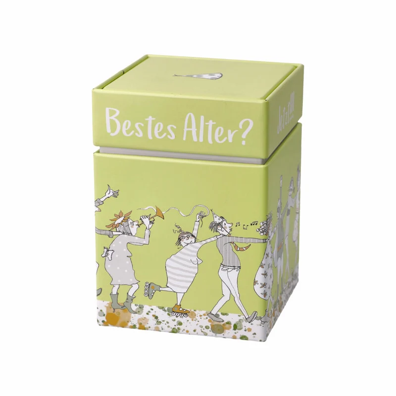 Goebel Teedose Barbara Freundlieb - Das beste Alter, Metall, Bunt, 0.6 L, 27001381